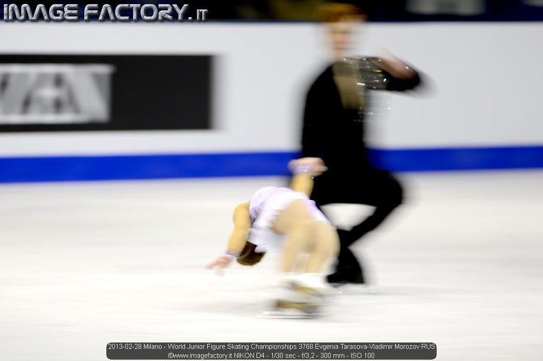 2013-02-28 Milano - World Junior Figure Skating Championships 3768 Evgenia Tarasova-Vladimir Morozov RUS.jpg